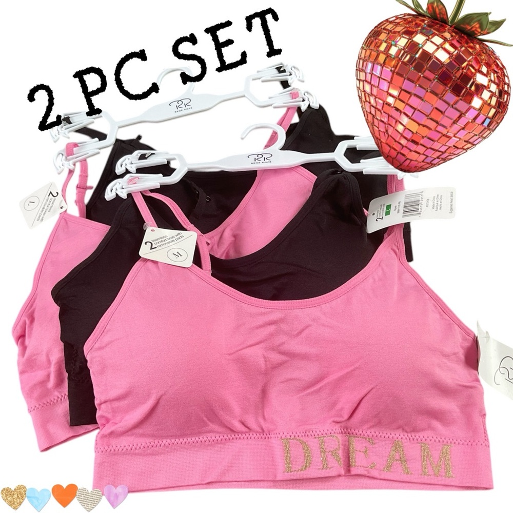 🌸2 PC SET SEAMLESS BRAS